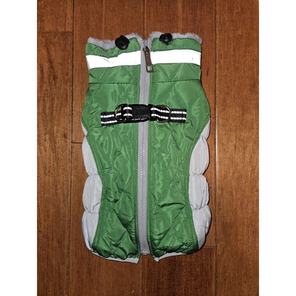 NWOT! Lelepet Warm Dog Winter Coat Cold Weather Coats Windproof Green Small